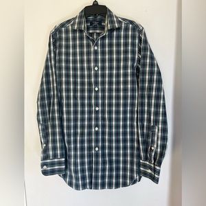 J Crew 80’s 2 ply wrinkle free Men’s XS bottom down shirt